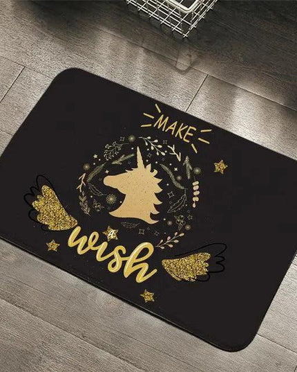 Magical Unicorn Bathroom Rug - Soft, Non-Slip, Elegant Design