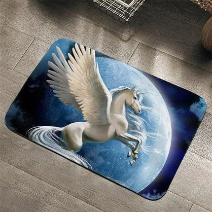 Magical Unicorn Bathroom Rug - Soft, Non-Slip, Elegant Design