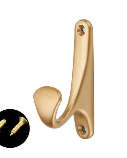 Nordic Charm Wall Hooks: Stylish Zinc Alloy Organizer for Elegant Home Interiors