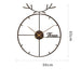 Nordic Iron Wall Clock - Handcrafted Silent Movement Design