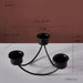 Nordic Bird and Leaf Wrought Iron Candle Holders for Elegant Home Decor