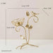 Nordic Bird and Leaf Wrought Iron Candle Holders with Exquisite Craftsmanship