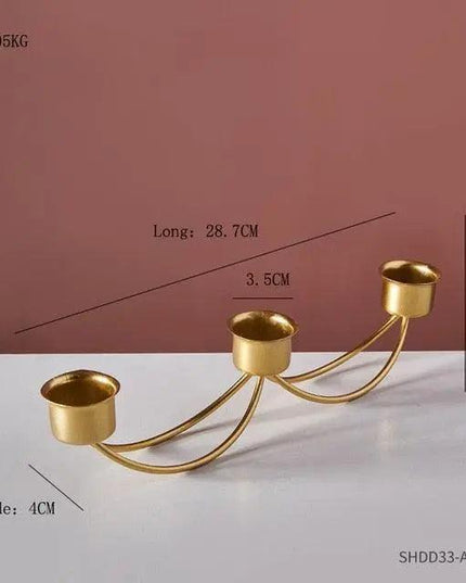 Nordic Elegance: Bird and Leaf Candle Holder Set - Chic Home Decor