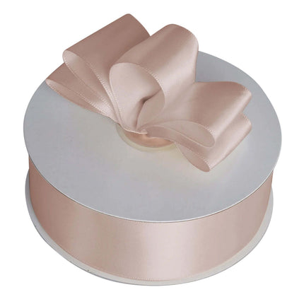 AliKopy 50 Yards 1.5" Nude Decorative Satin Ribbon - Soft, Versatile
