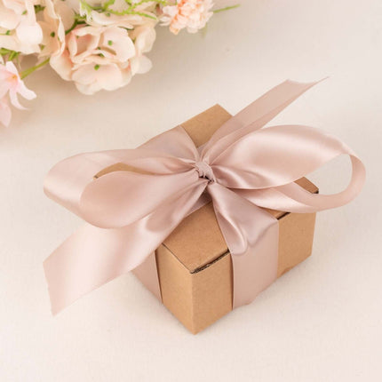 AliKopy 50 Yards 1.5" Nude Decorative Satin Ribbon - Soft, Versatile