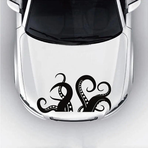 Octopus Tentacles Ocean Vinyl Car Hood Sticker - Très Elite
