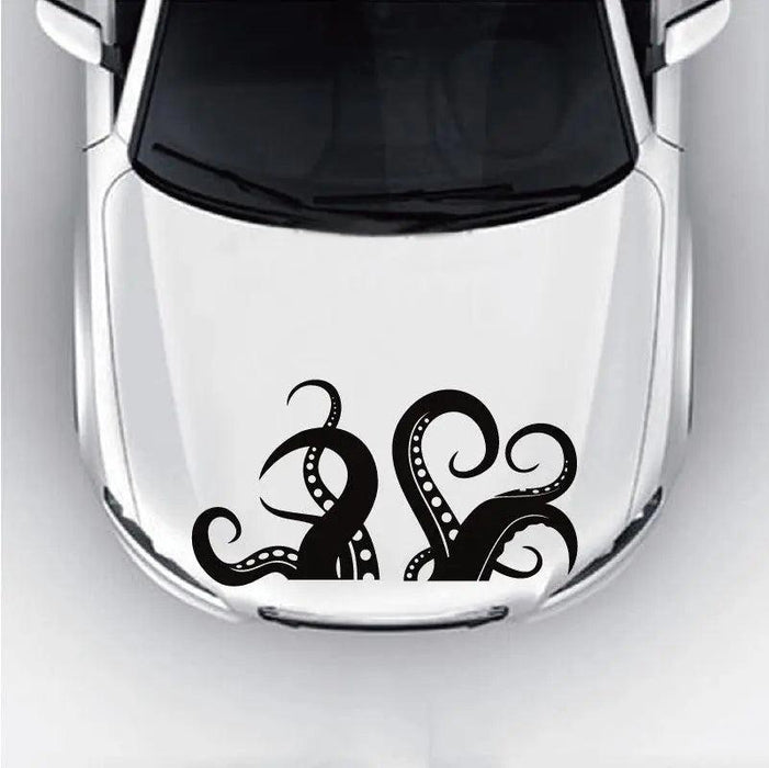 Octopus Tentacles Ocean Vinyl Car Hood Sticker