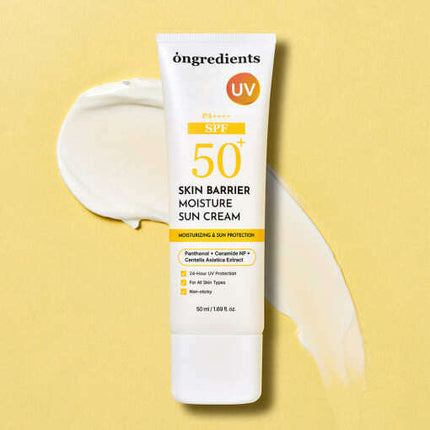 ongredients Skin Barrier Moisture Sun Cream SPF50+ PA++++ 50ml - Très Elite