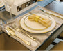 Luxurious Botanical Gold Bone China Dining Set
