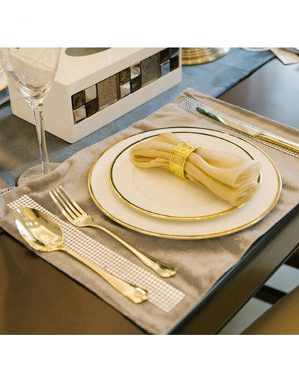 Luxurious Botanical Elegance Gold Fine Bone China Dining Set