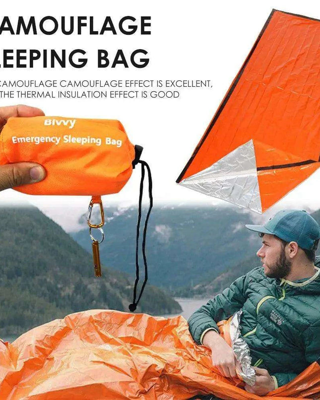 Thermal Reflective Survival Bivvy Sack - Essential Outdoor Emergency Gear