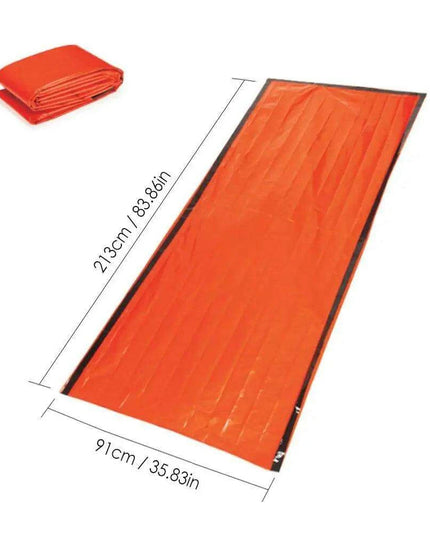Thermal Reflective Survival Bivvy Sack - Essential Outdoor Emergency Gear
