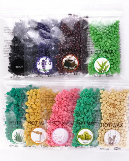 Cocoa Butter Enriched Stripless Wax Beads for Effortless Hair Removal - 50g