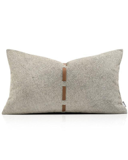 Elegant Moroccan Leather Cushion Cover Set - Artisan Crafted for Luxurious Decor