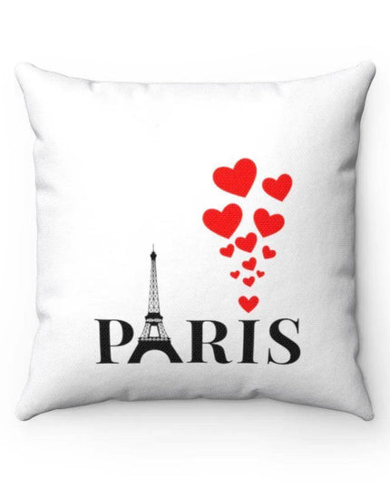 Romantic Parisian Dreams Reversible Pillow Case - Elegant Home Accessory