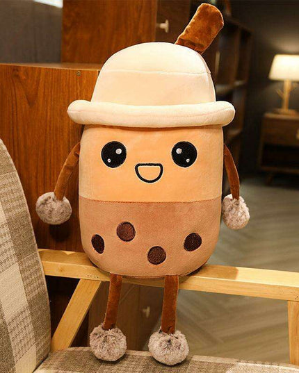 Adorable Pearl Milk Tea Plush Pillow - Exclusive Deluxe Edition