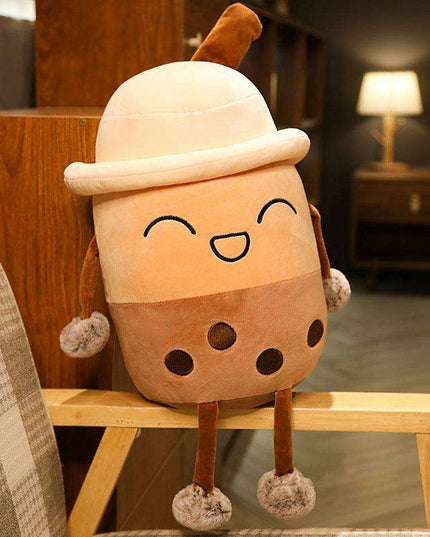 Adorable Pearl Milk Tea Plush Pillow - Exclusive Deluxe Edition