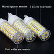 G9 bulb 7W / Golden lamp body / Cool white no remote