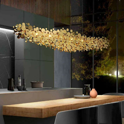 Luxurious Stainless Steel Pendant Light for Elegant Dining Settings