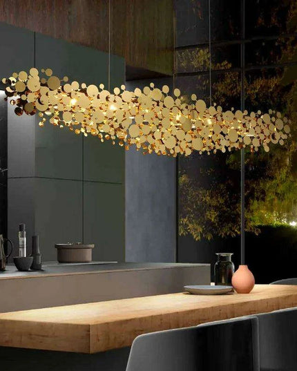 Luxurious Stainless Steel Pendant Light for Elegant Dining Settings