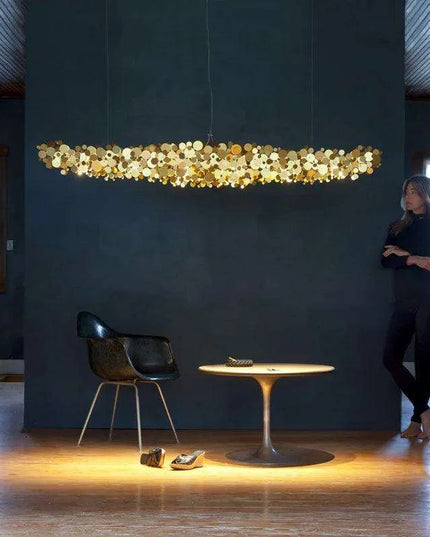 Luxurious Stainless Steel Pendant Light for Elegant Dining Settings