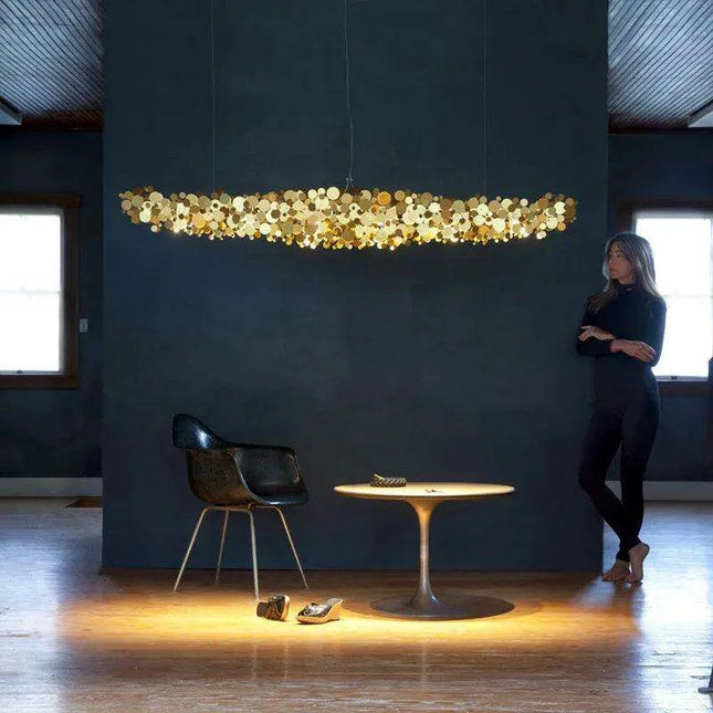 Luxurious Stainless Steel Pendant Light for Elegant Dining Settings