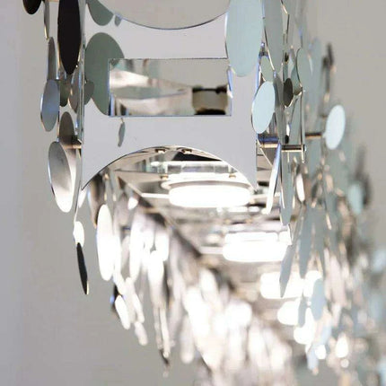 Luxurious Stainless Steel Pendant Light for Elegant Dining Settings