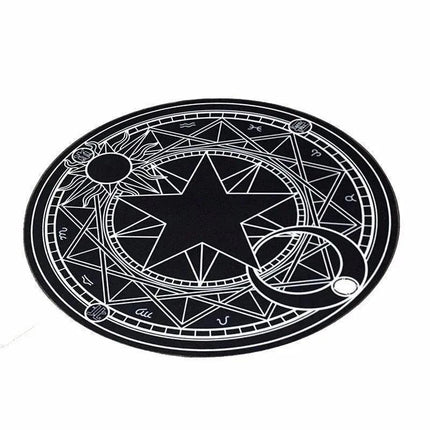 Mystical Pentacle Magic Circle Floor Mat