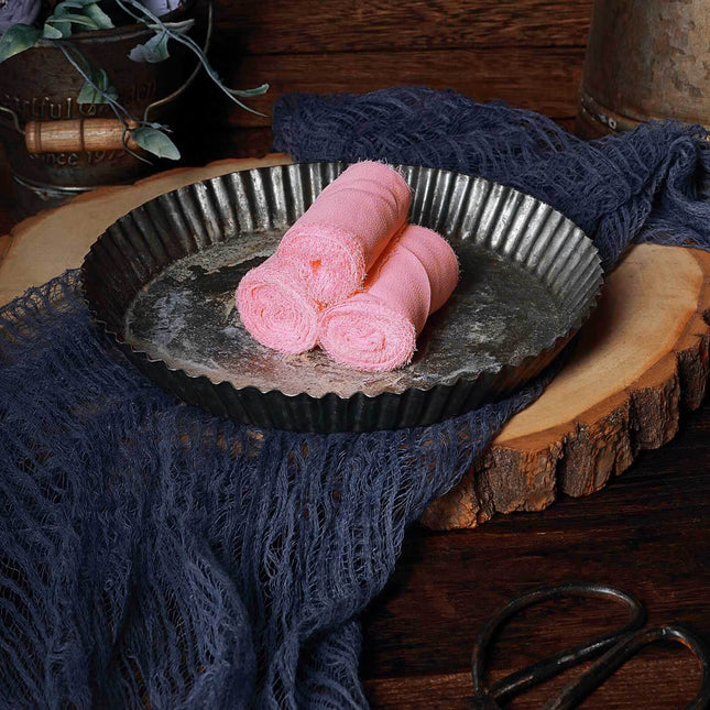 AliKopy 2 Pack 6yd Pink Chiffon Ribbon Roll - Soft, Versatile for Gift