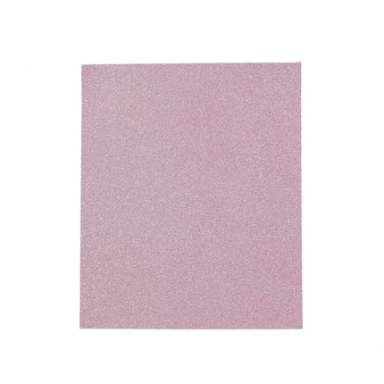 AliKopy 10 Pack Pink Self-Adhesive Glitter Foam Sheets - 12"x10