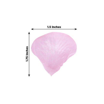 AliKopy 500-Pack Pink Silk Rose Petals - Round Design, Table Decor