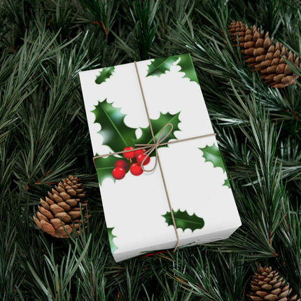 Elegant Matte & Satin Christmas Gift Wrapping Paper Set
