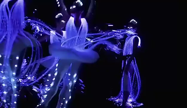 Remote-Controlled Color-Changing LED Ballet Skirt - Customizable Dancewear for Stunning Performances
