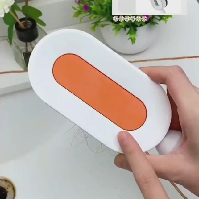 Self Cleaning Hair Brush For Women One-key Cleaning Hair Loss Airbag M