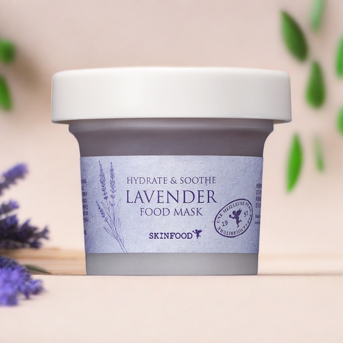 Lavender Flower Water Enriched Nourishing Jelly Face Mask - Moisturizing and Calming Skincare Gel