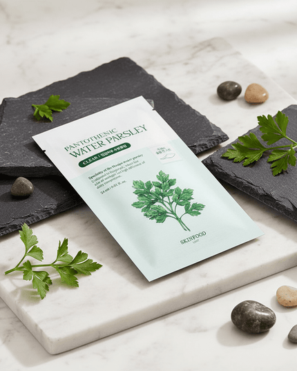 Gentle Hydration Parsley Moisture Masks - 10 Pack for Sensitive Skin