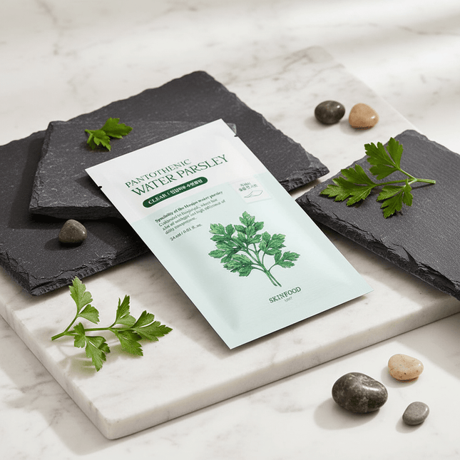 Gentle Hydration Parsley Moisture Masks - 10 Pack for Sensitive Skin