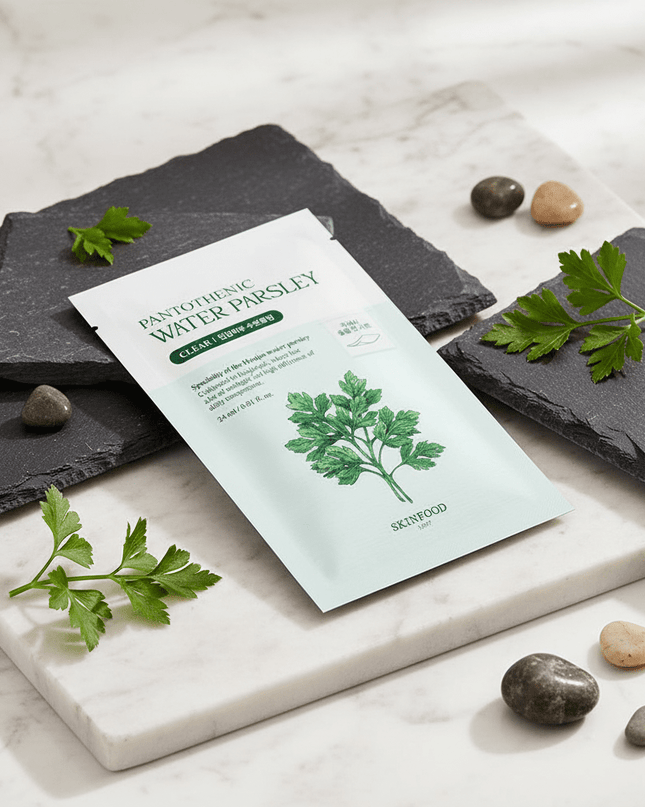 Gentle Hydration Parsley Moisture Masks - 10 Pack for Sensitive Skin