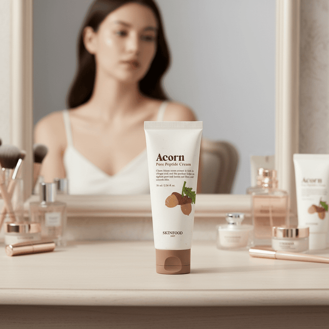 Radiant Youth: Jirisan Acorn Peptide Cream for Refined Pores