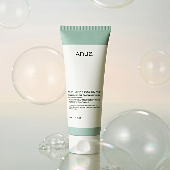 Heartleaf & Succinic Acid Renewal Foam Cleanser - Radiance Boosting Elixir