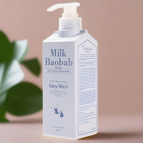 BIOKLASSE MILK BAOBAB Baby Wash - Gentle and Nourishing Cleanser