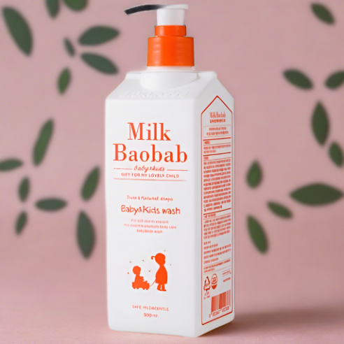 BIOKLASSE MILK BAOBAB Children's Gentle Skin Wash 500ml