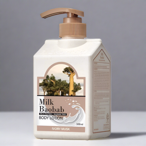 Ivory Musk Infused Body Lotion - Nourishing BioClass Milk Baobab Formula (500ml)