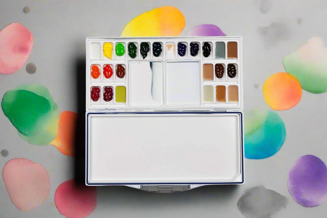 Elevate Your Watercolor Creations with the Mijello MWP-3024 Fusion Palette