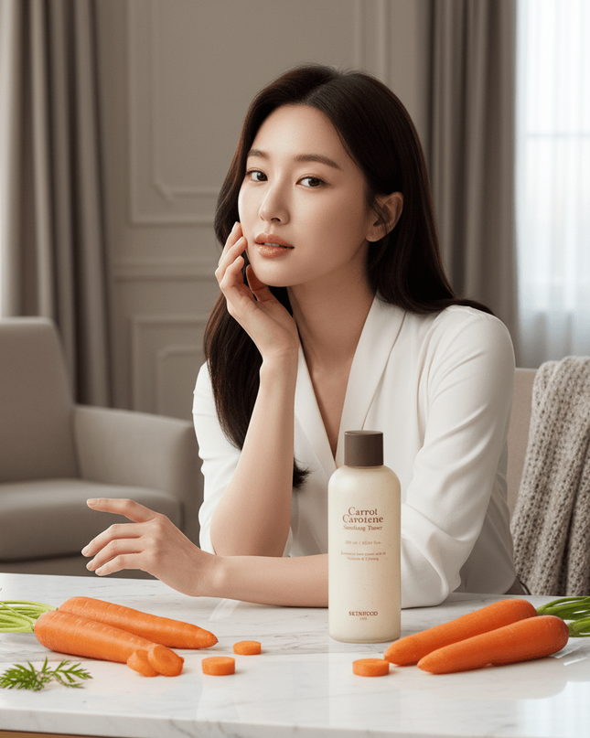 Radiance-Boosting Carrot Tonic for Glowing Skin by SKINFOOD