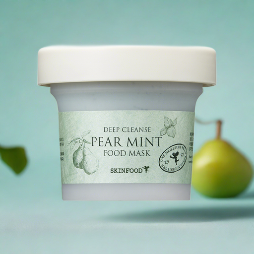 Pear & Mint Purifying Clay Mask - Skin Cleansing & Revitalizing Treatment