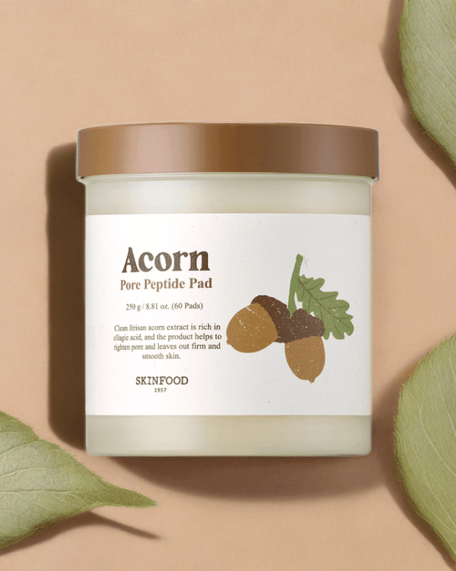 Acorn Peptide Exfoliating Pads for Pore Refinement by SKINFOOD - Radiance Booster