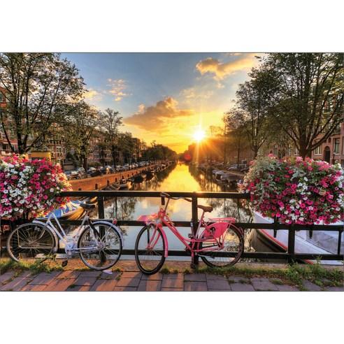 "Tranquil Morning in Amsterdam" 1000-Piece Jigsaw Puzzle Kit