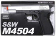Elite Series S&W M4504 Black and Silver Airsoft Pistol - Top Choice for Airsoft Enthusiasts and Players
