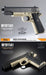 Elite Performance Colt M1911 Tan Airsoft Gun: Power and Precision Package
